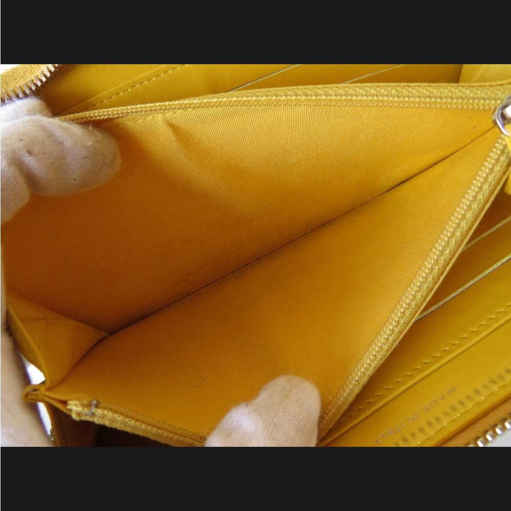 💛 Authentic CHANEL Camellia Leather Around Zip Zippy Long Wallet - Picture 12 of 15
